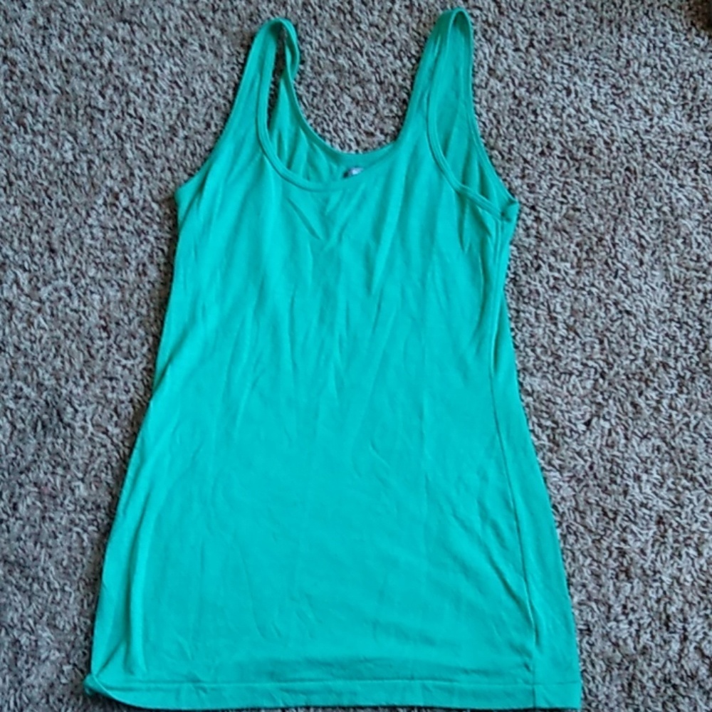 Soft teal tank top
